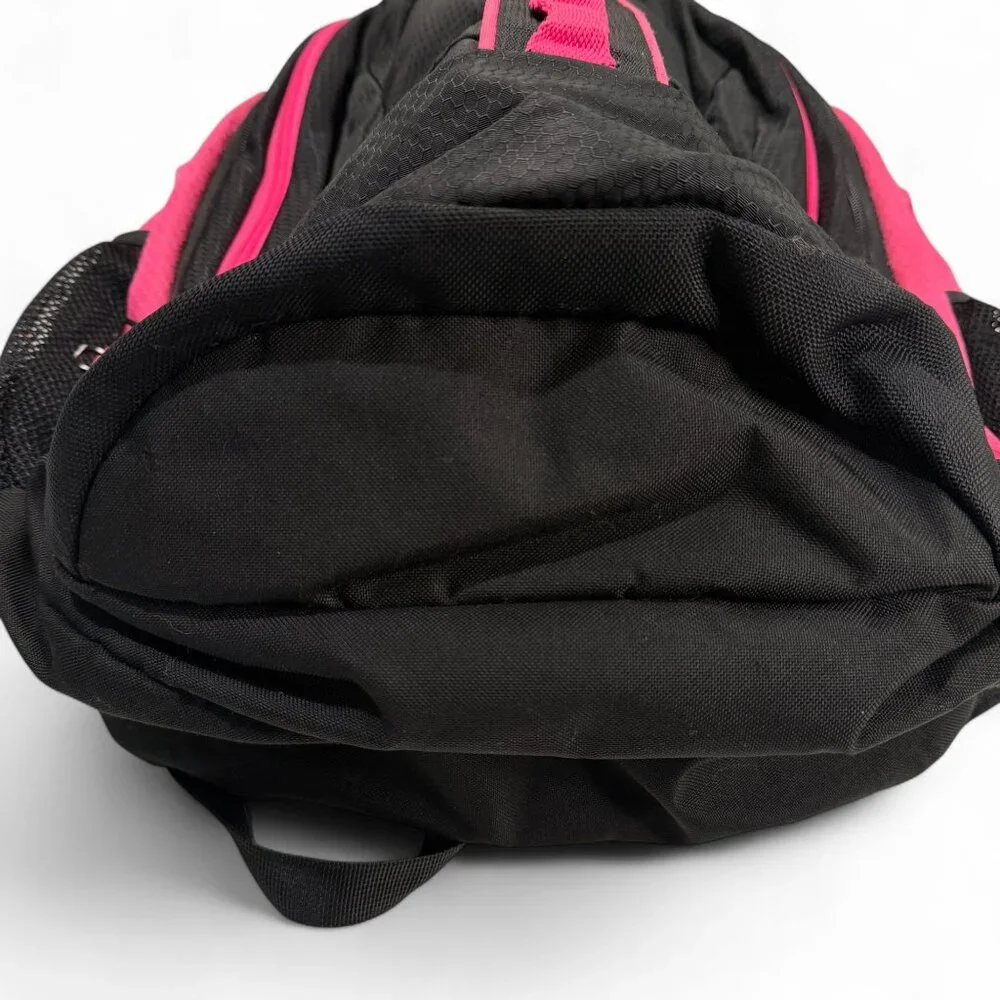 Adidas Backpack Black Pink Girls‎ Large School Pockets Outdoor Travel